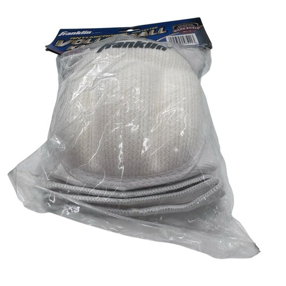 Franklin Athletic Volleyball Knee Pads White One Sz Adult Vintage Fast Shipping - Picture 7 of 9